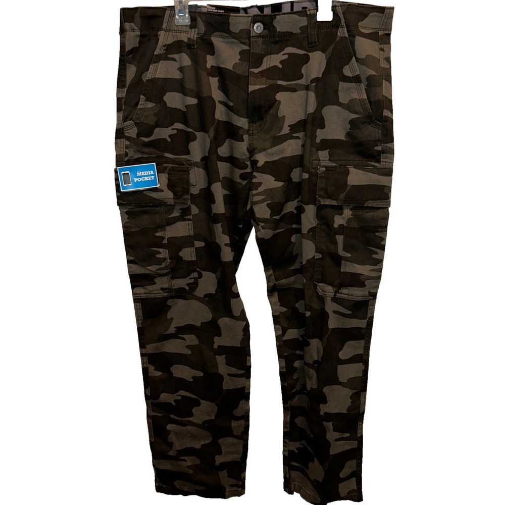 Iron Co. Men's Straight Fit Patriot Cargo Pant 40x32‎ Stretch Camouflage NWT NEW - Picture 2 of 7